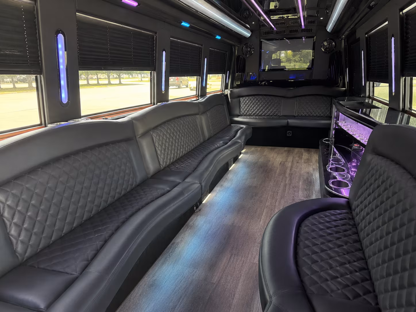 downey party bus rental gallery