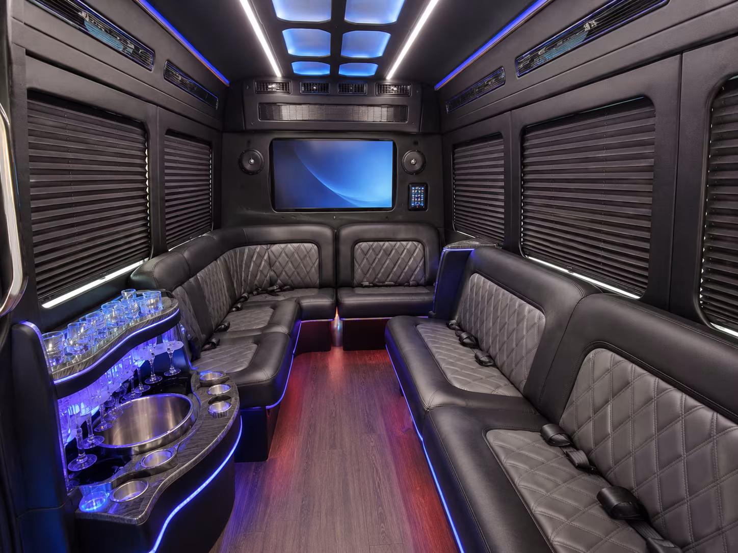 downey school event transportation onboard seating