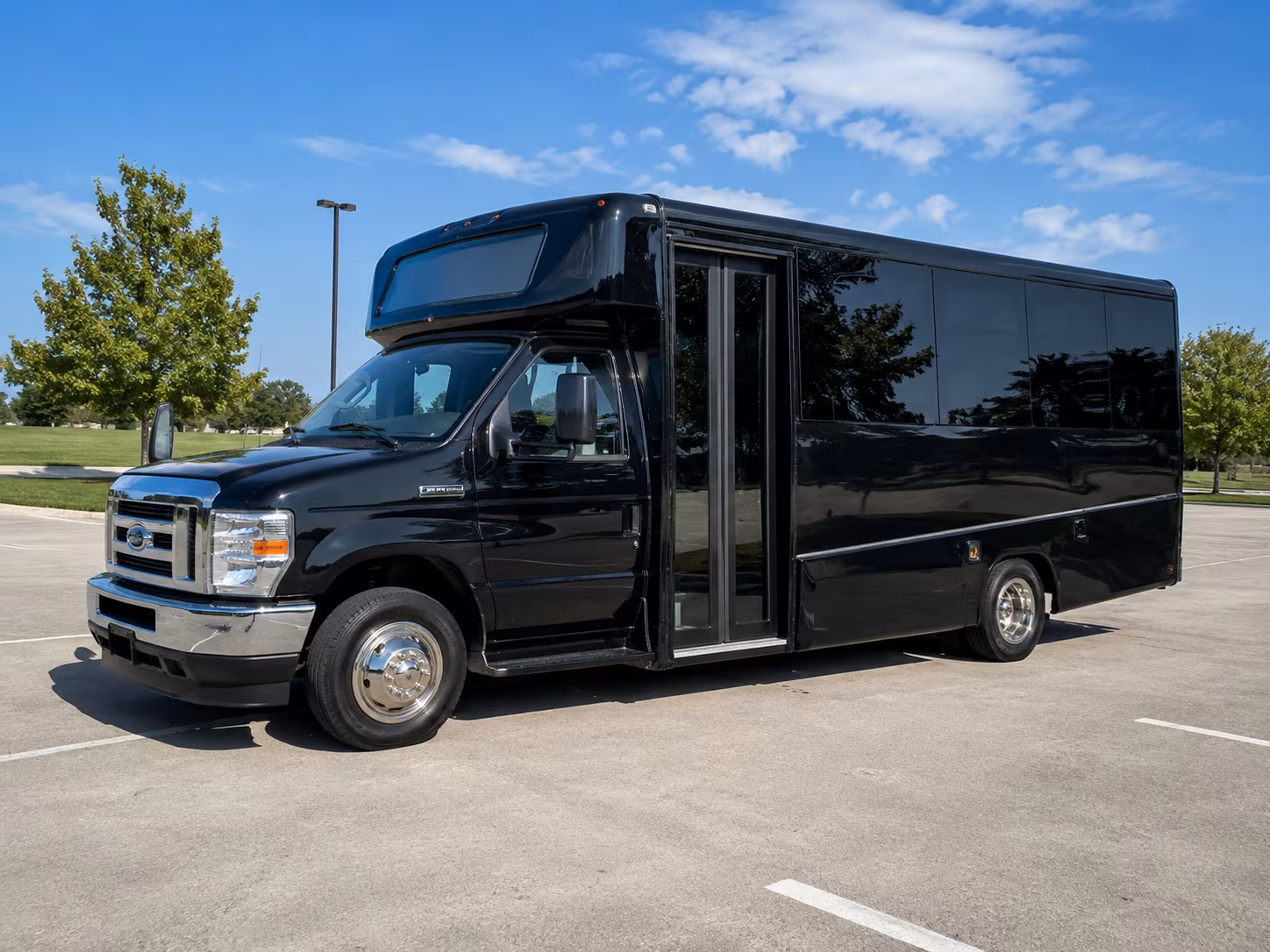 downey wedding transportation onboard seating