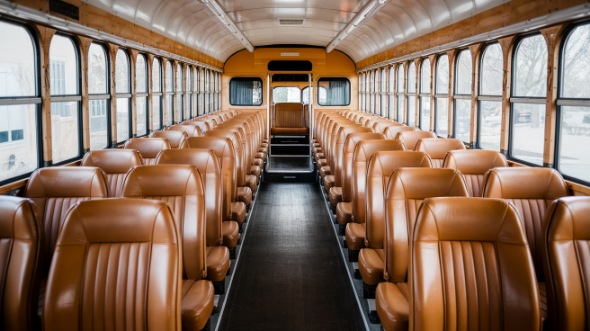 downey school bus rental inside