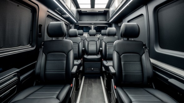 sprinter van with driver interior buena park